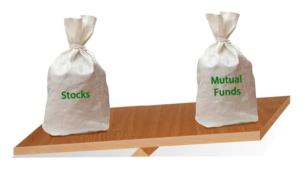 Részvények Befektetési Alap Egyenlege — Stock Fotó