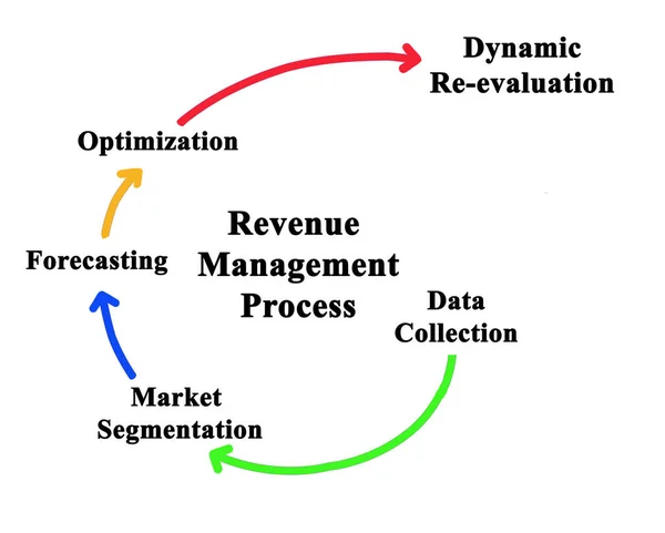 Bestandteile Des Revenue Management Prozesses — Stockfoto