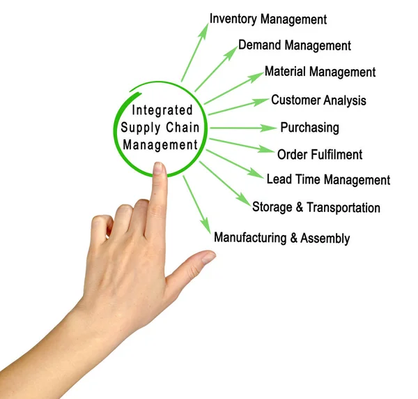 Gestione Integrata Della Catena Approvvigionamento — Foto Stock