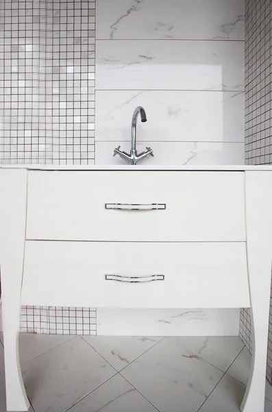 Modern Wall Clean Bathroom Style Interior Decorative Design — Stock Photo, Image