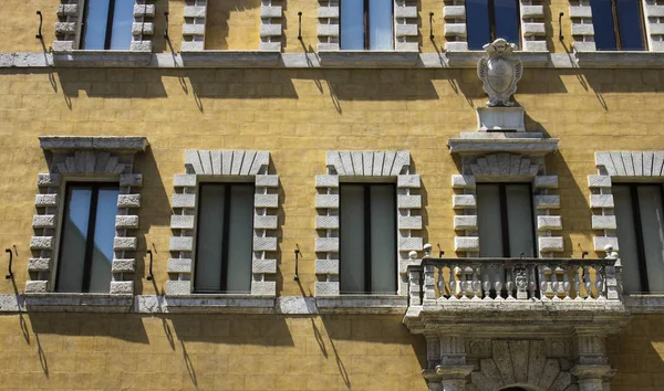 Detalhes Bela Cidade Siena Toscana Itália Tomada Momento Mais Difícil — Fotografia de Stock