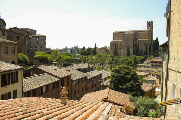 Detalles Hermosa Ciudad Siena Toscana Italia Tomada Momento Más Difícil — Foto de Stock