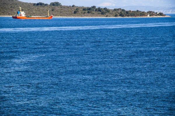 Κόκκινο δεξαμενόπλοιο — Φωτογραφία Αρχείου