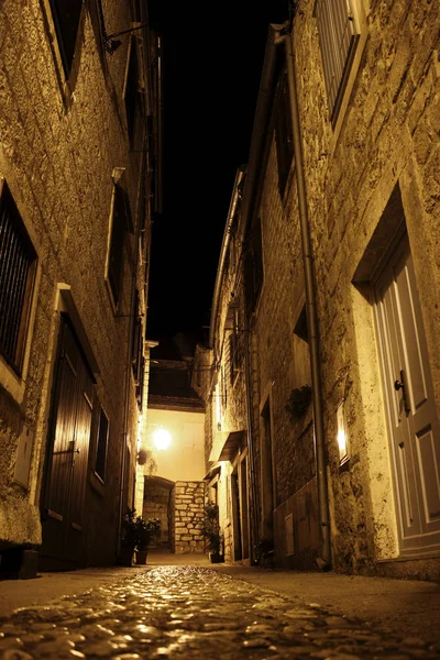 Stari grad gece — Stok fotoğraf