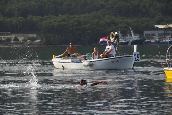 Maratona di nuoto Faros — Foto Stock