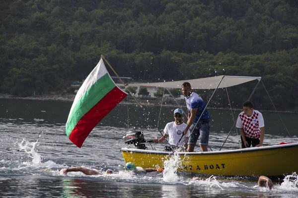 Maratona di nuoto Faros — Foto Stock