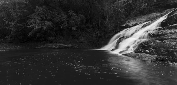 River Flowing Wet Rocks Debengeni Waterfall Artistic Conversion — Stock Photo, Image