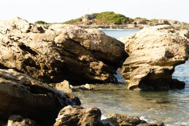 deniz dalgaları manzara ile buzlu 