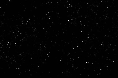 Kar fırtınası doku. Siyah arka plan, ışıkları bokeh vurdu kar taneleri havada uçan