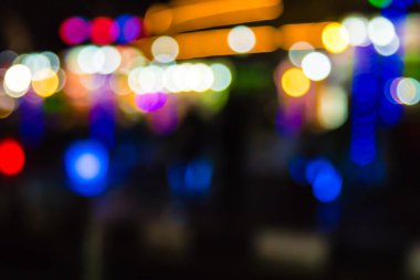 ufuk gece ışıklar bokeh;