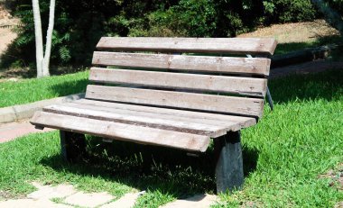 park peyzaj Ahşap banklar