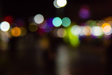 ufuk gece ışıklar bokeh;