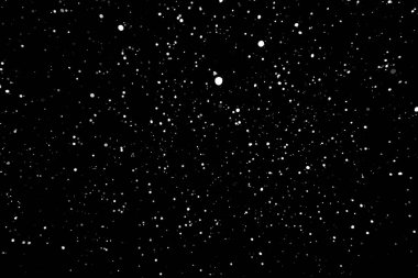 Kar fırtınası doku. Siyah arka plan, ışıkları bokeh vurdu kar taneleri havada uçan