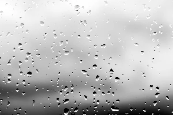Rain Drops Glass Background — Stock Photo, Image