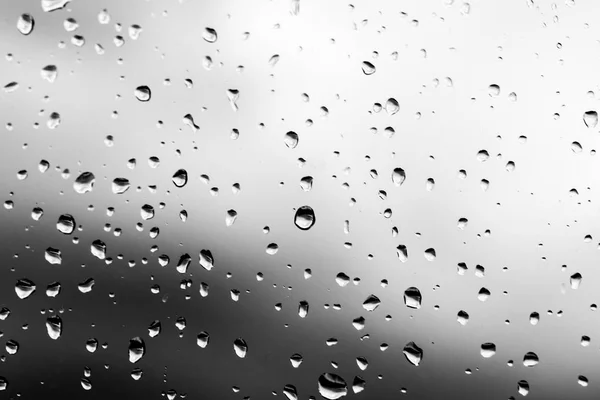 Gouttes Pluie Sur Verre Fond — Photo