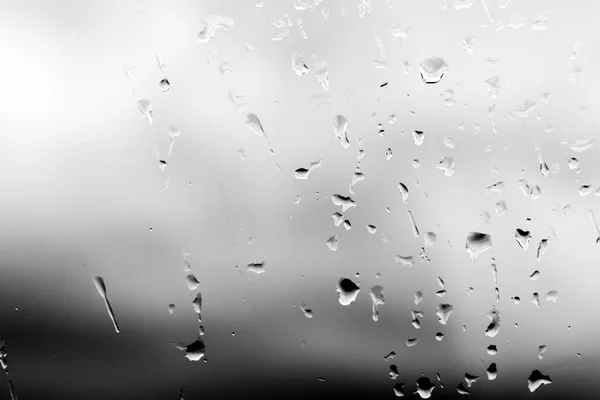 Regen Druppels Het Glas Achtergrond — Stockfoto