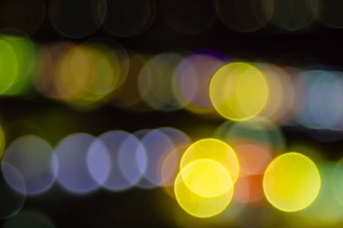 ufuk gece ışıklar bokeh;