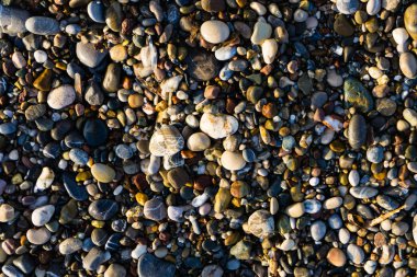 ıslak yuvarlak çakıl arka plan