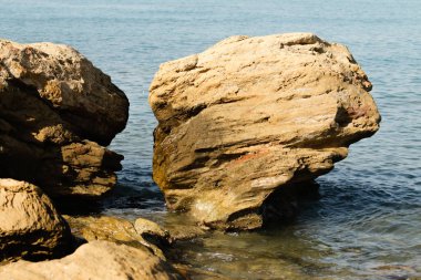 deniz dalgaları manzara ile buzlu 