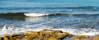 deniz dalga taş su köpük