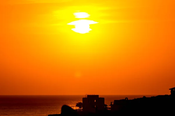 Sun Sea Sunset Landscape — Stock Photo, Image