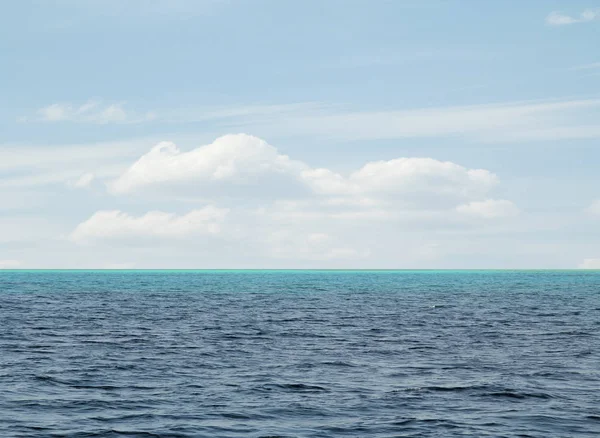 Blue Sky Clouds Sea — Stock Photo, Image