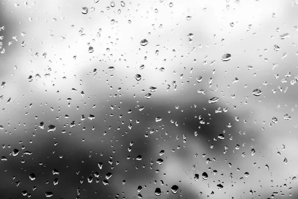 Rain Drops Glass Background — Stock Photo, Image