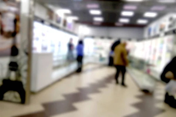 Desfocado Shopping Entertainment Center Interior — Fotografia de Stock