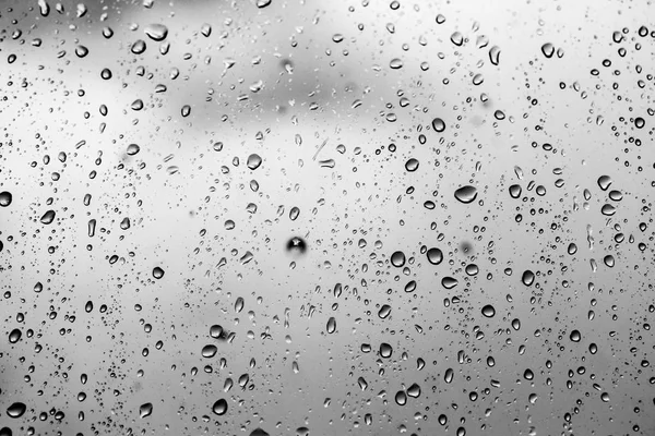 Gotas Lluvia Sobre Vidrio Fondo —  Fotos de Stock