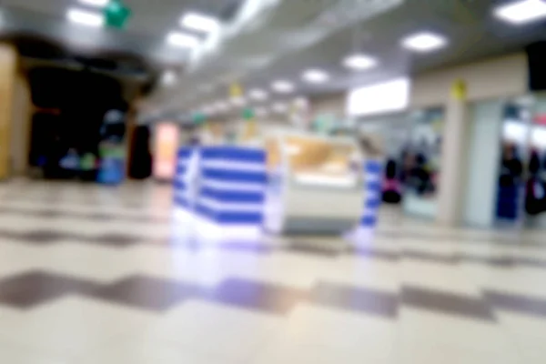 Oskärpa Shopping Entertainment Center Interiör — Stockfoto