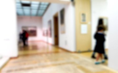 defocusing, alışveriş merkezinde yürüyen insanlar