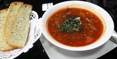 çorba Pancar çorbası yemek masada