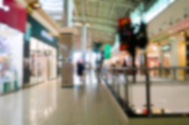 defocusing, alışveriş merkezinde yürüyen insanlar