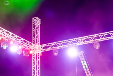 Festivaller duman bulanık gece aydınlatma