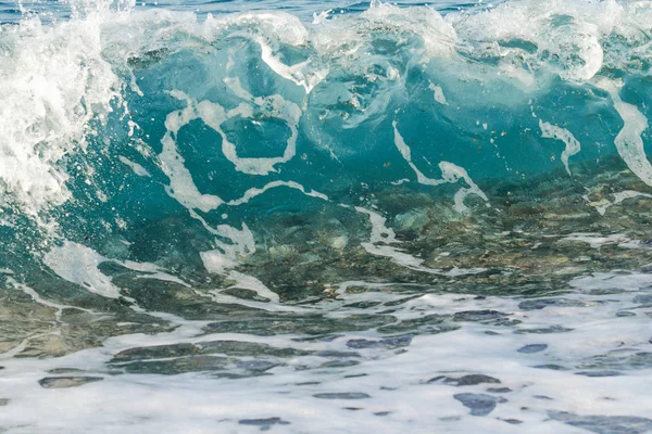 Ondas Mar Paisagem Costeira — Fotografia de Stock