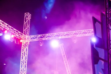 Festivaller duman bulanık gece aydınlatma