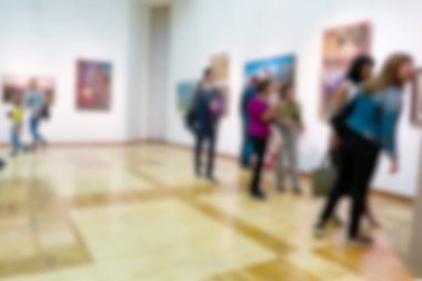 defocusing, alışveriş merkezinde yürüyen insanlar