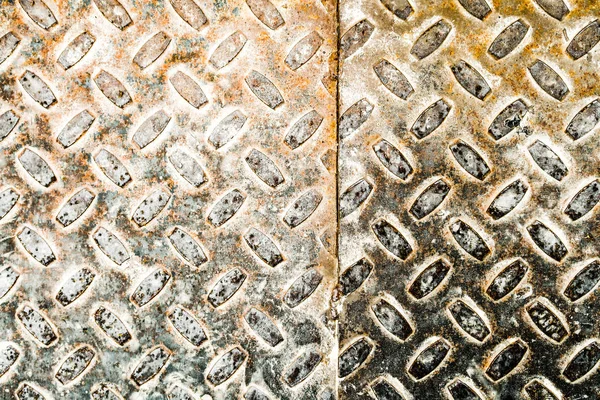 Rusted Corrugated Steel Plate Background — Stock Photo, Image
