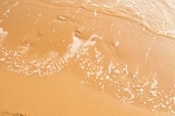 Praia Arenosa Inocente Paisagem — Fotografia de Stock