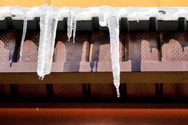 buz üzerinde saçak