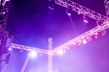 Festivaller duman bulanık gece aydınlatma