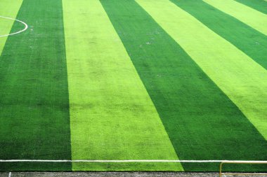 boş yapay futbol sahası 