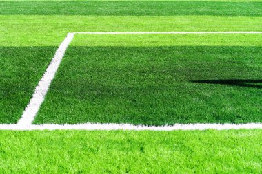 boş yapay futbol sahası 