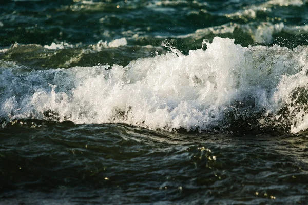 Mořské Vlny Pobřežní Krajiny — Stock fotografie