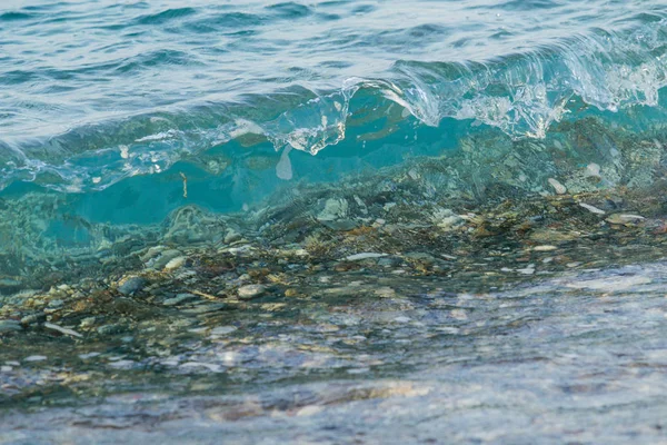 Dalgalar Deniz Manzara Desteklemek — Stok fotoğraf