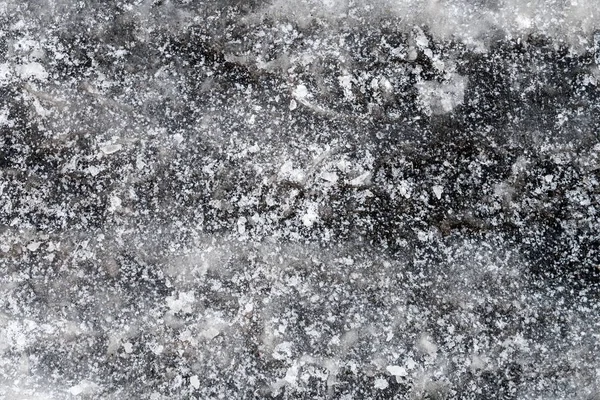 沥青上的冰 垃圾的背景 — 图库照片