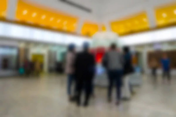 Desenfoque Gente Caminando Centro Comercial — Foto de Stock