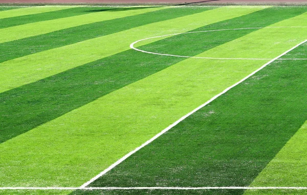 Campo Calcio Artificiale Vuoto — Foto Stock