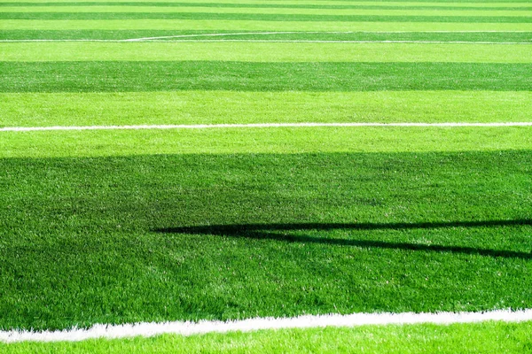 Campo Calcio Artificiale Vuoto — Foto Stock