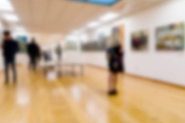defocusing, alışveriş merkezinde yürüyen insanlar